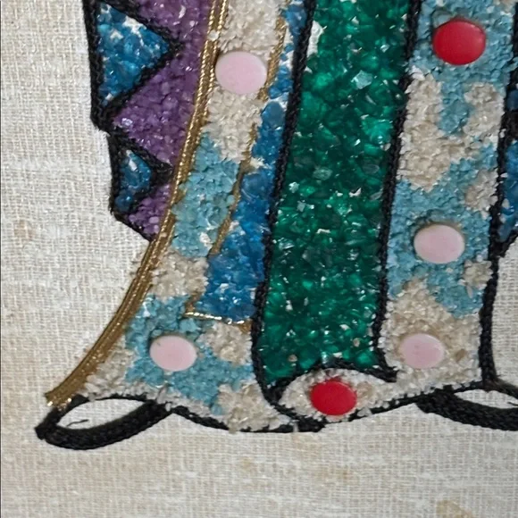 Mid -Century Modern Pebble Gravel Art Panels - Picture 10 of 10